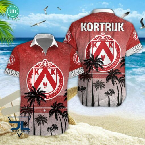 KV Kortrijk Palm Tree Hawaiian Shirt