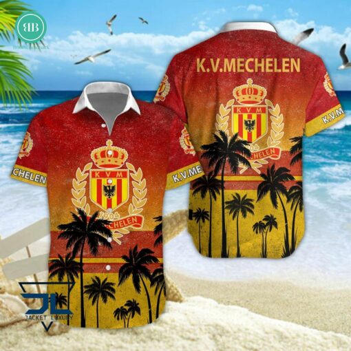 KV Mechelen Palm Tree Hawaiian Shirt