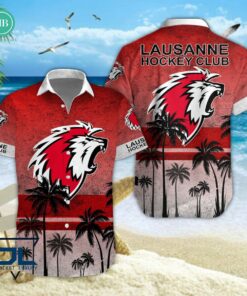 Lausanne HC Palm Tree Hawaiian Shirt