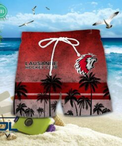 Lausanne HC Palm Tree Hawaiian Shirt