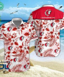 Lausanne HC Tropical Floral Hawaiian Shirt