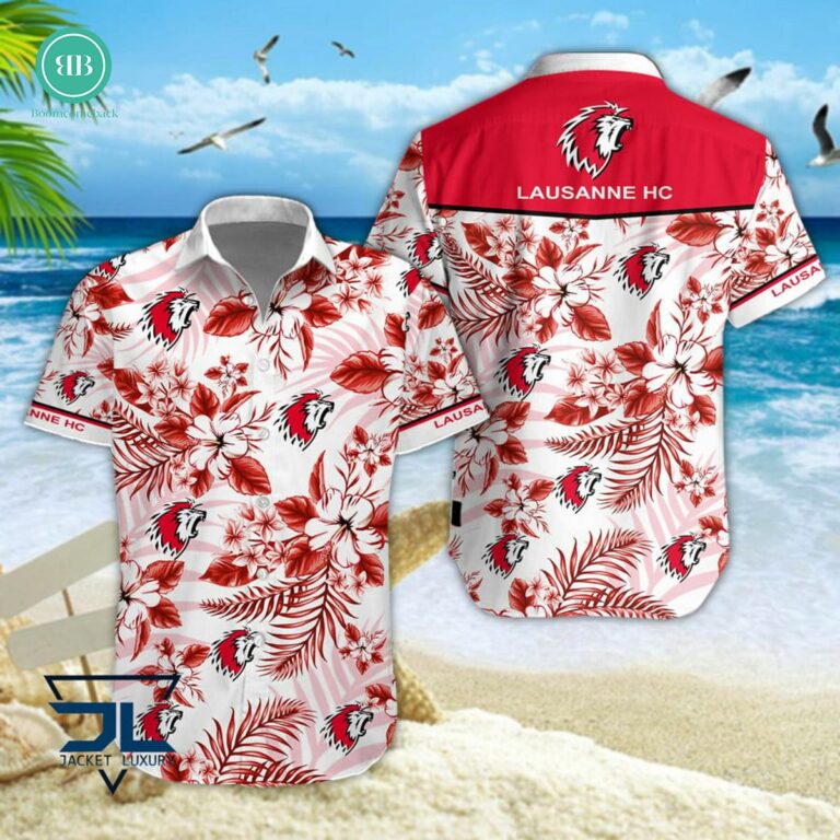 Lausanne HC Tropical Floral Hawaiian Shirt