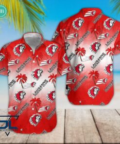 Lausanne HC Tropical Leaves Coconut Tree Hawaiian Shirt