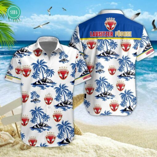 Lausitzer Fuchse Palm Tree Island Hawaiian Shirt