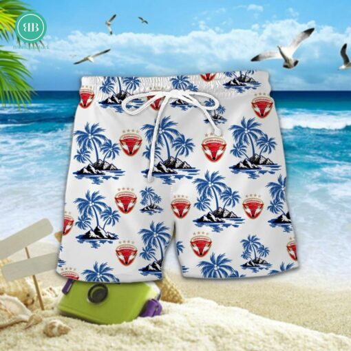 Lausitzer Fuchse Palm Tree Island Hawaiian Shirt