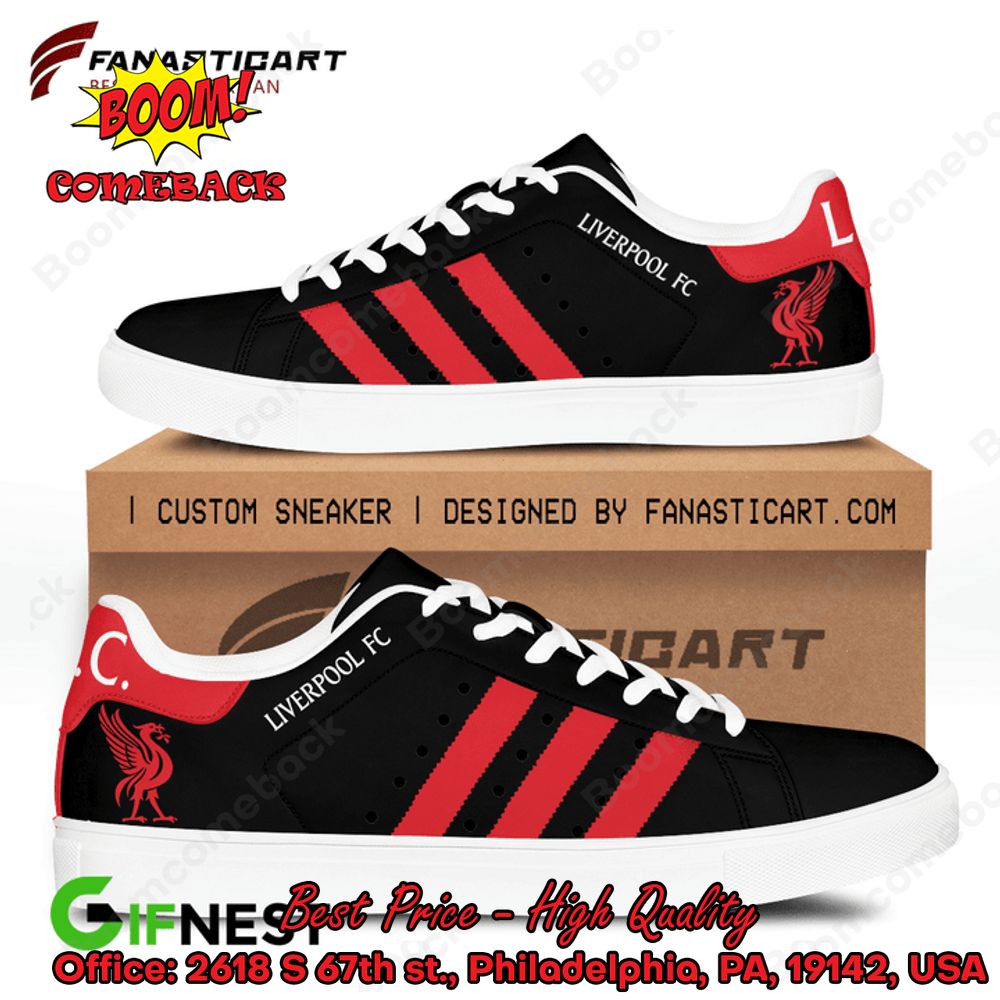 Liverpool FC Red Adidas Stan Smith Shoes