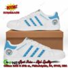 Manchester City FC Navy And Blue Stripes Adidas Stan Smith Shoes