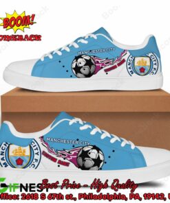 Manchester City FC Personalized Name Adidas Stan Smith Shoes