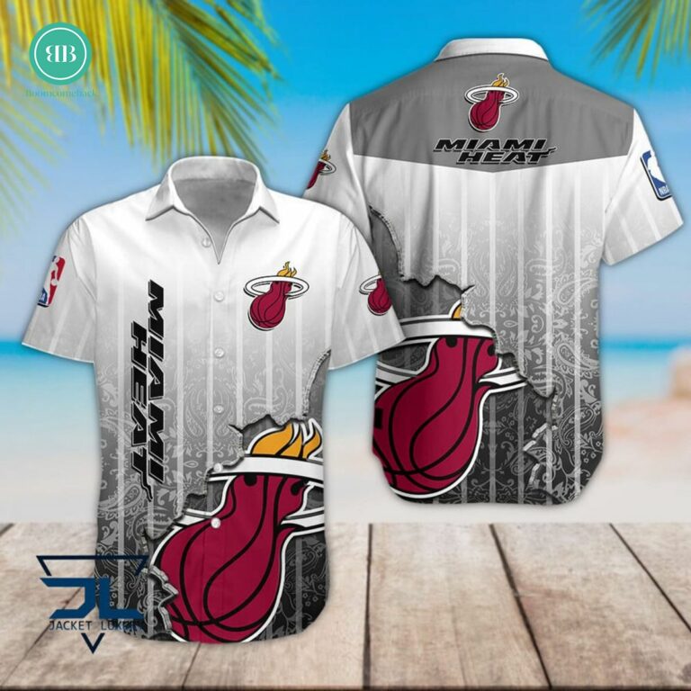 Miami Heat Mandala Hawaiian Shirt