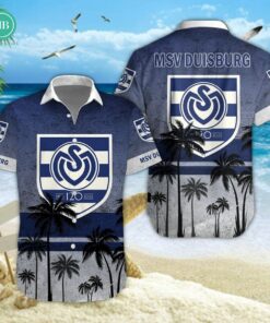 MSV Duisburg Palm Tree Hawaiian Shirt