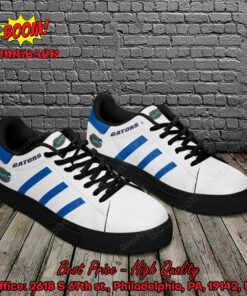 ncaa florida gators blue stripes adidas stan smith shoes 3 28Uns