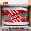 NCAA Alabama Crimson Tide White Stripes Adidas Stan Smith Shoes