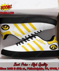 ncaa iowa hawkeyes yellow stripes style 2 adidas stan smith shoes 3 PQyE5