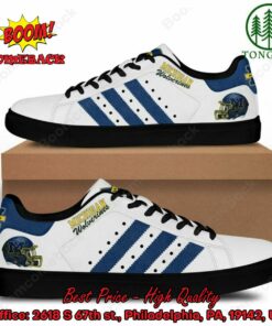 ncaa michigan wolverines navy stripes style 1 adidas stan smith shoes 3 3stbU
