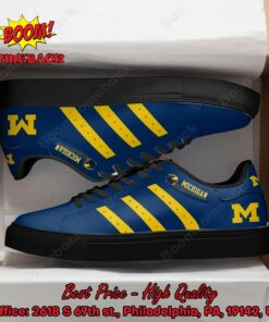 ncaa michigan wolverines yellow stripes style 2 adidas stan smith shoes 3 OIB0D