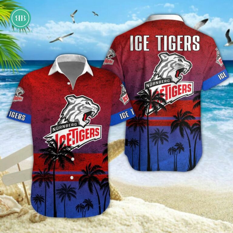 Nurnberg Ice Tigers Palm Tree Hawaiian Shirt