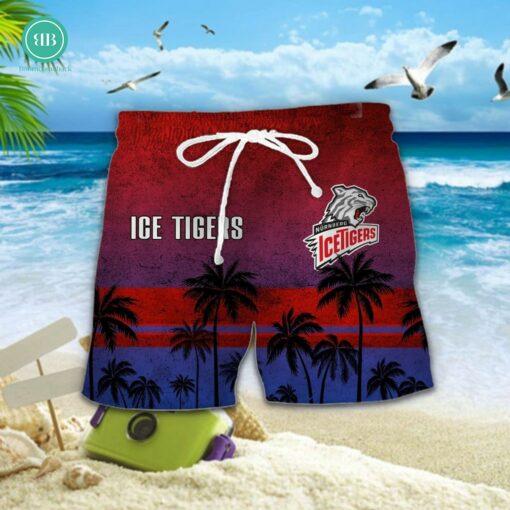 Nurnberg Ice Tigers Palm Tree Hawaiian Shirt