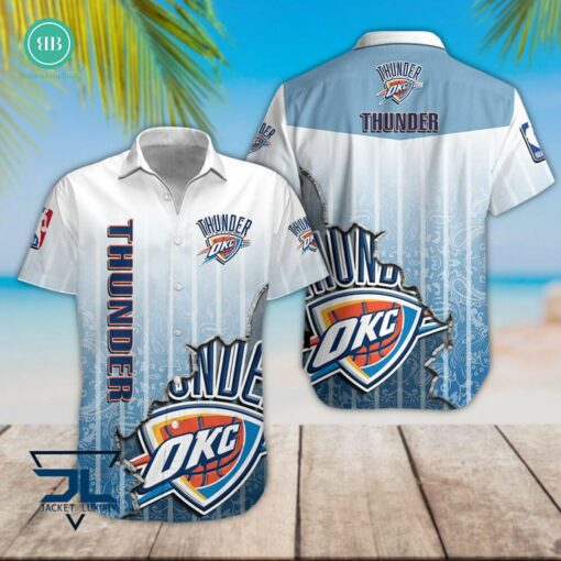 Oklahoma City Thunder Mandala Hawaiian Shirt