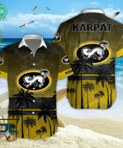 Oulun Karpat Palm Tree Hawaiian Shirt