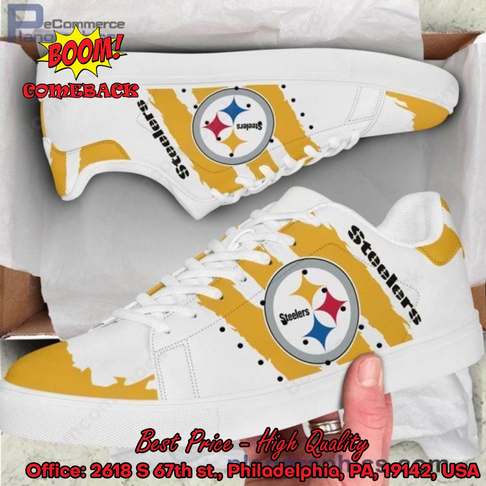 Pittsburgh Steelers NFL Adidas Stan Smith Shoes