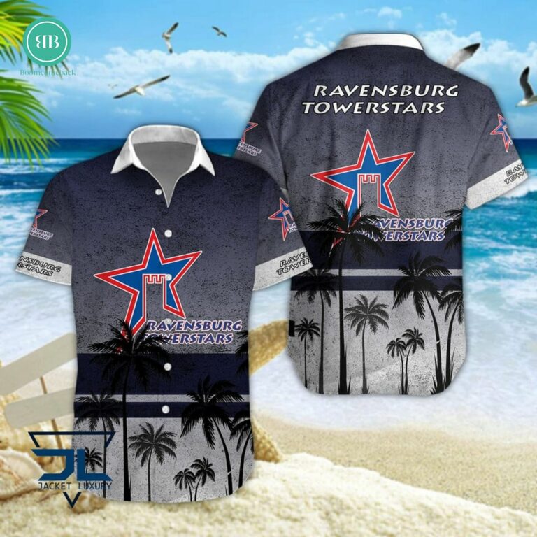 Ravensburg Towerstars Palm Tree Hawaiian Shirt