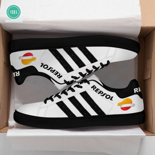 Repsol Honda Black Stripes Adidas Stan Smith Shoes