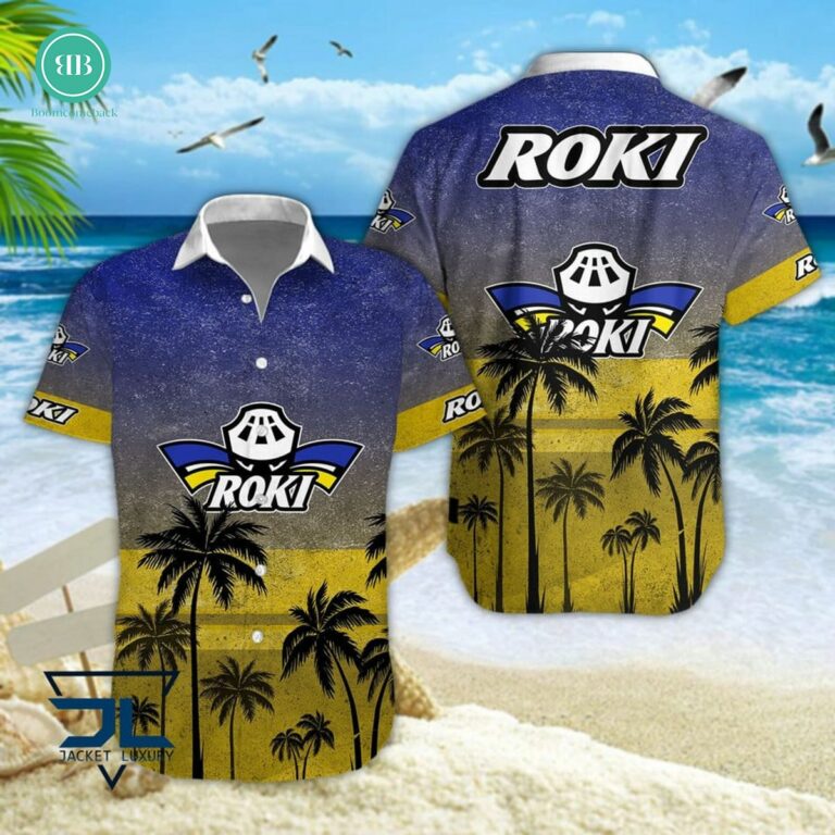 RoKi Hockey Palm Tree Hawaiian Shirt