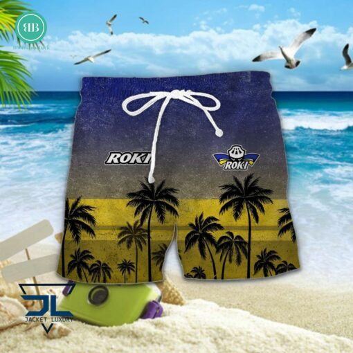 RoKi Hockey Palm Tree Hawaiian Shirt