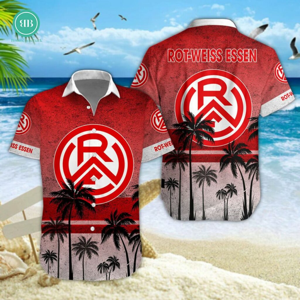 Rot-Weiss Essen e.V Palm Tree Hawaiian Shirt