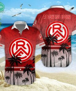 Rot-Weiss Essen e.V Palm Tree Hawaiian Shirt