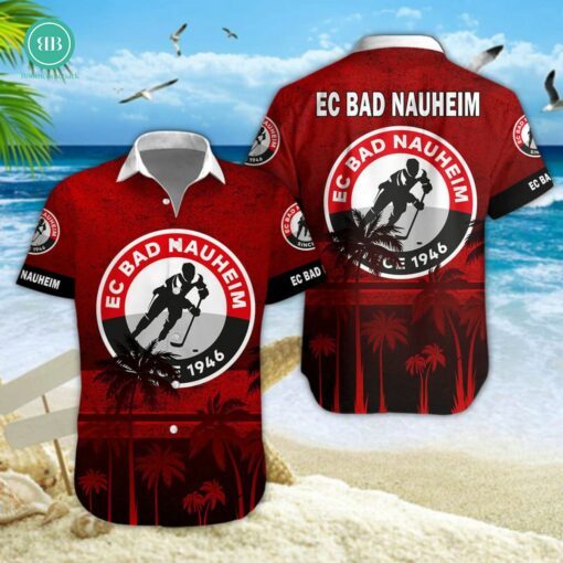 Rote Teufel Bad Nauheim Palm Tree Hawaiian Shirt