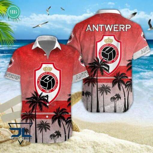 Royal Antwerp FC Palm Tree Hawaiian Shirt