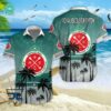 Royal Excel Mouscron Palm Tree Hawaiian Shirt