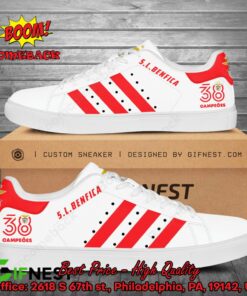 S.L Benfica Campeos White Adidas Stan Smith Shoes