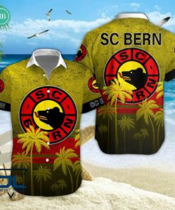 SC Bern Palm Tree Hawaiian Shirt