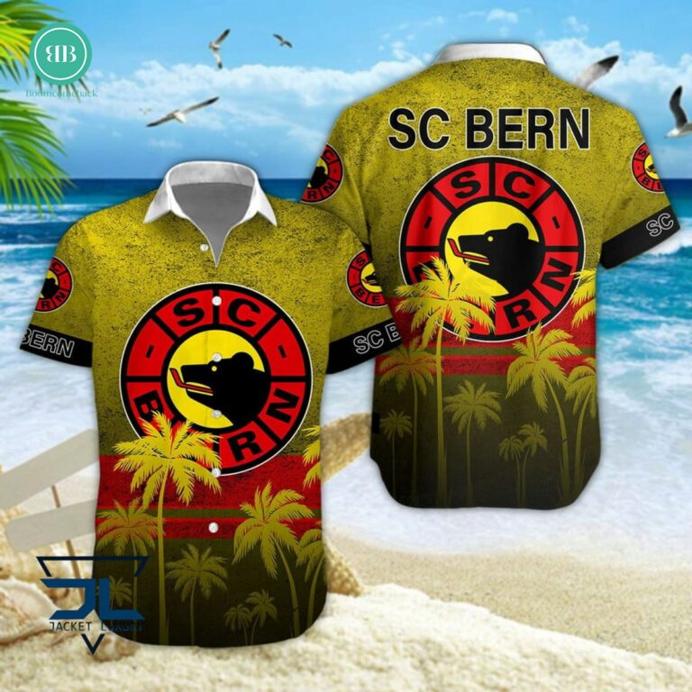 SC Bern Palm Tree Hawaiian Shirt