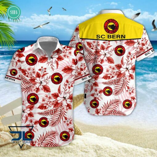 SC Bern Tropical Floral Hawaiian Shirt