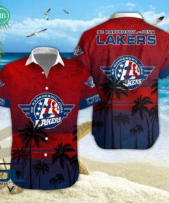 SC Rapperswil-Jona Lakers Palm Tree Hawaiian Shirt