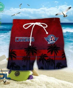 SC Rapperswil-Jona Lakers Palm Tree Hawaiian Shirt