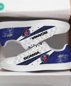 Scania White And Blue Adidas Stan Smith Shoes