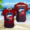 Schwenninger Wild Wings Palm Tree Island Hawaiian Shirt