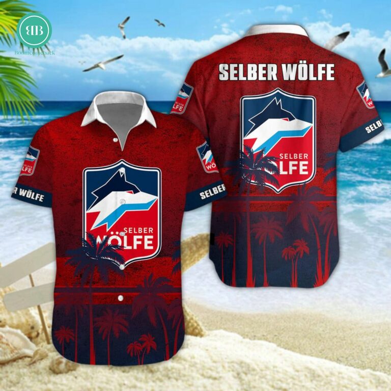 Selber Wolfe Palm Tree Hawaiian Shirt