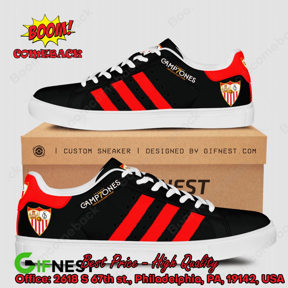 Sevilla FC Camp7ones Black Adidas Stan Smith Shoes