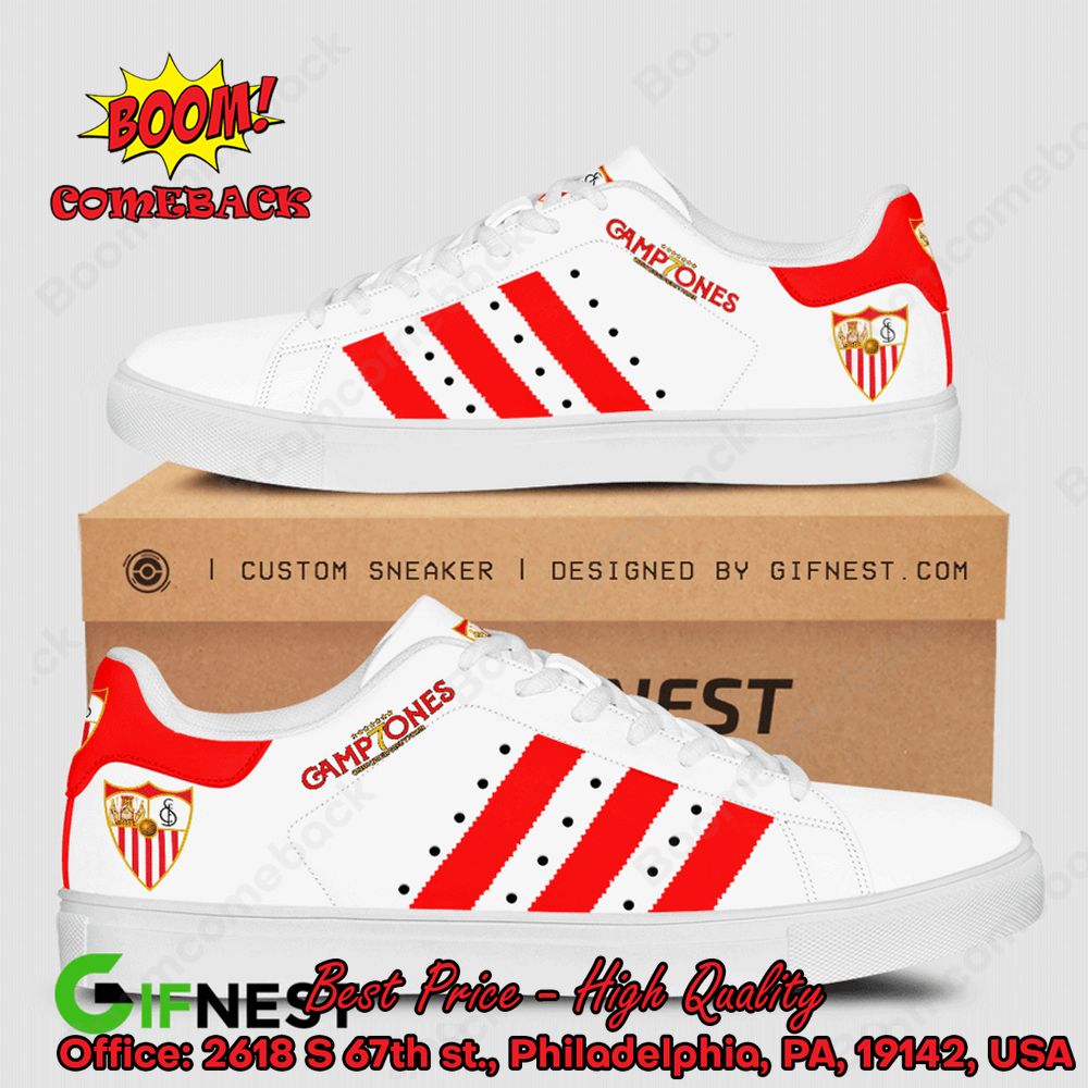 Sevilla FC Camp7ones White Adidas Stan Smith Shoes
