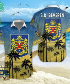 SK Beveren Palm Tree Hawaiian Shirt