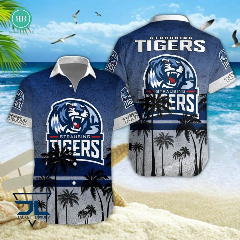 Straubing Tigers Palm Tree Hawaiian Shirt