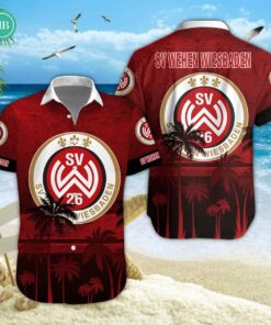 SV Wehen Wiesbaden Palm Tree Hawaiian Shirt