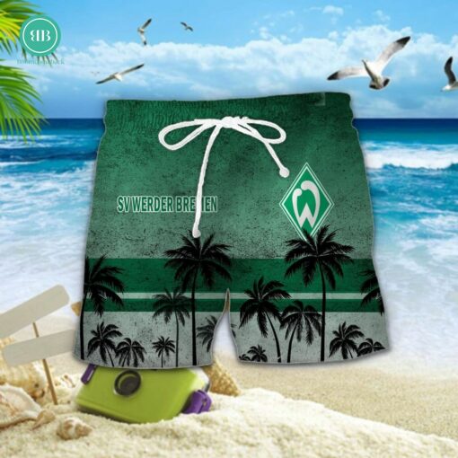 SV Werder Bremen Palm Tree Hawaiian Shirt