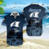 Winnipeg Blue Bombers Palm Tree Hawaiian Shirt