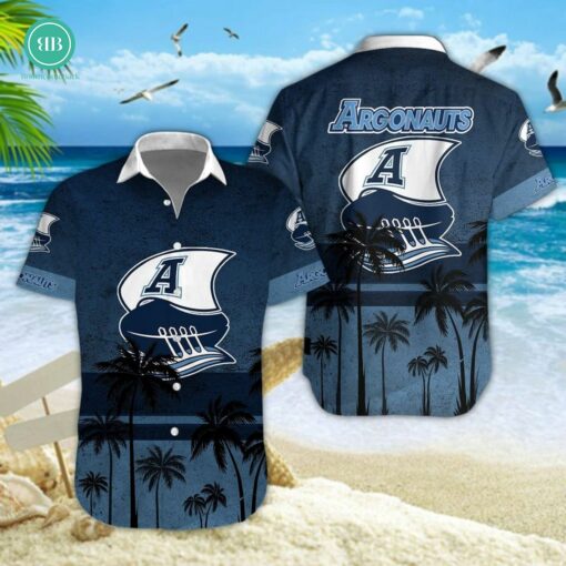 Toronto Argonauts Palm Tree Hawaiian Shirt